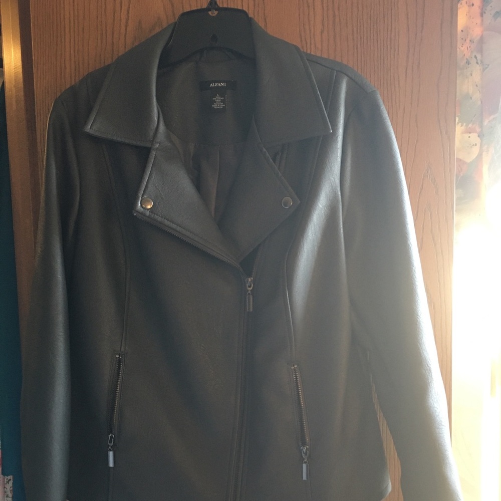 Alfani Leather Jacket